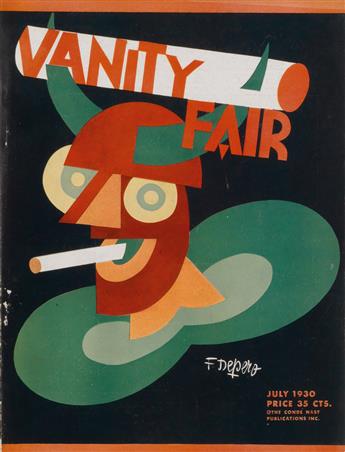 VARIOUS ARTISTS. VANITY FAIR. Group of 3 magazines. 1930-1935. Each 12x9 inches, 32x24 cm.